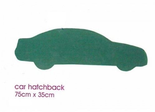 [A-014063] Auto hatchback steekschuimvorm