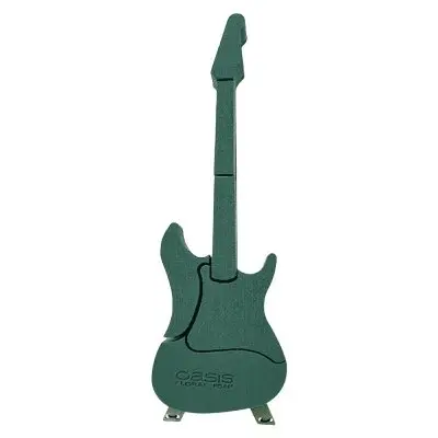 [A-019017] Gitaar elektrisch steekschuimvorm oase voor verse bloemen Oasis Bioline