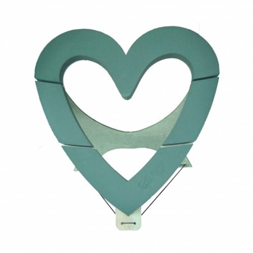 [A-022459] OASIS® Bioline Openhart 43 × 43 cm staand Hart oase voor verse bloemen