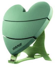 [A-022998] Hart 80 cm Dicht met standaard steekschuimvorm oase voor verse bloemen