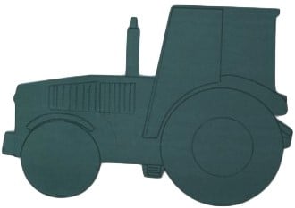 [A-024644] Tractor Trekker steekschuimvorm 90x59 cm oase voor verse bloemen grote tractor