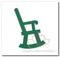 [A-007682-B] Schommelstoel steekschuimvorm B-keus niet voor verse bloemen