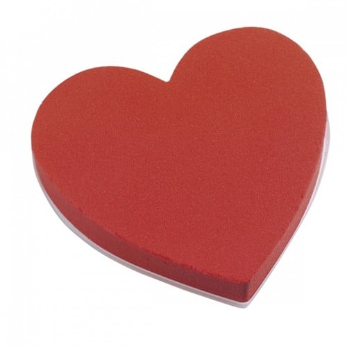 [A-003954] Heart Oasis® Rainbow Rood gekleurd steekschuim