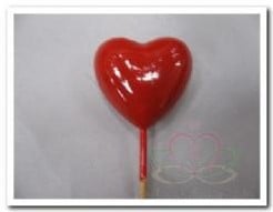 [A-006813] Hart Rood 4 cm zak 12 stuks