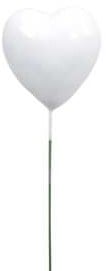 [A-025334] Bijsteker Witte Harten 3x3 cm doos 48 stuks 