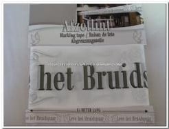 [A-003384] Afzetlint Leve het Bruidspaar 15 meter