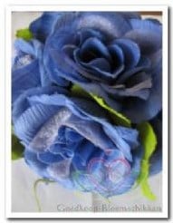 [A-006641] Bloemenbal Pomander RoseBall 3 Blauw