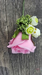 [A-006984] Corsage Roos Pinkrose CPR100 Maatwerk