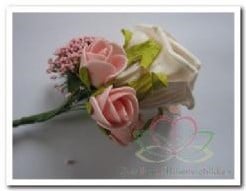 [A-006995] Corsage Roos Creamrose CPR111 Maatwerk