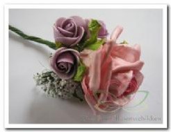 [A-006999] Corsage Roos PinkRoze CPR115 Maatwerk