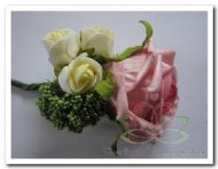 [A-007000] Corsage Roos PinkRoze CPR116 Maatwerk