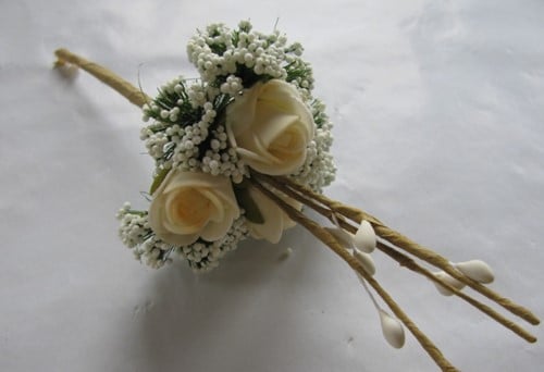[A-009329] Corsage Miniroos New Style Pick Peach 