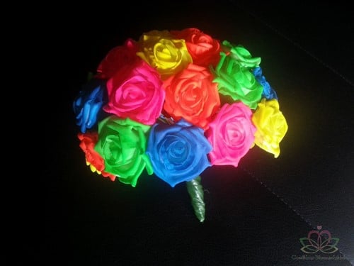 [A-009633] Bruidsboeket Neon Bruidsboeket enkele dagen levertijd