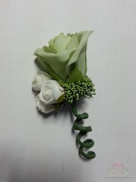 [A-009795] Corsage Roos Cool Groen Mint CEM 30 Maatwerk