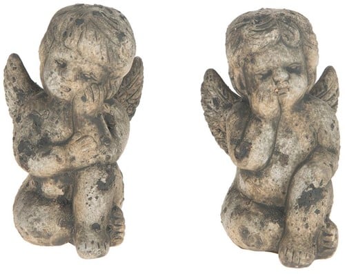 [A-015183] Engel Keramiek 9x9x15 cm assorti