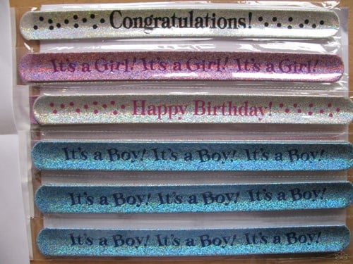 [A-010429] Vaas Snap Wrap Happy Birthday per stuk vaasdecoratie