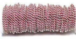 [A-003175] Two Tone Zigzag Wire 2021 Pink Zilver