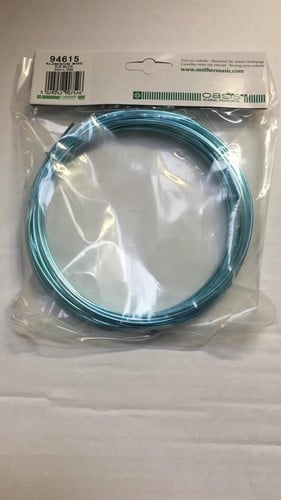 [A-007465] Oasis Aluminiumdraad Wire 94615 Ice Blue 2 mm 100 gram