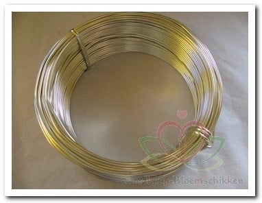 [A-007931] Oasis Aluminiumdraad Wire Pearl 2 mm 500 gram