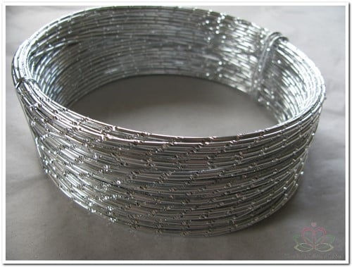 [A-008000] Oasis Aluminiumdraad Diamond Sensation 40-10103 Zilver