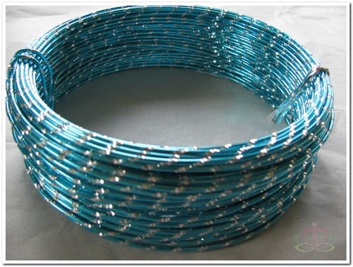 [A-008004] Oasis Aluminiumdraad Diamond Sensation 40-10108 Turquoise