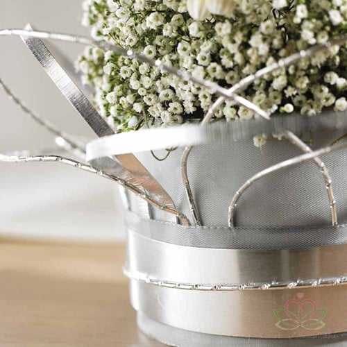 [A-009682] Aluminiumdraad Breed Plat 30 mm ongelakt 5 meter