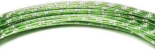 [A-013702] Aluminiumdraad Diamant Appelgroen 10 meter kleinverpakking