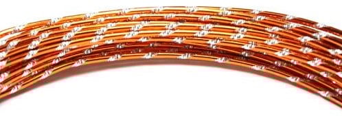 [A-013705] Aluminiumdraad Diamant Oranje 10 meter kleinverpakking