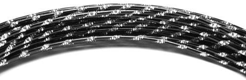 [A-013708] Aluminiumdraad Diamant Zwart 10 meter kleinverpakking