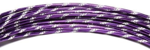 [A-013710] Aluminiumdraad Diamant Aubergine 10 meter kleinverpakking