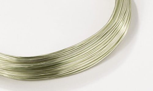 [A-014033] Aluminiumdraad 081 Goud 1 mm rol 60 meter