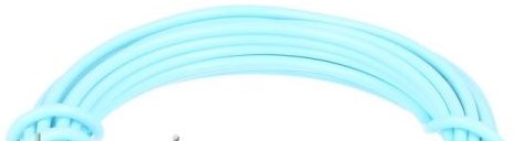 [A-024405] Aluminiumdraad gelakt 34 Pastelblauw 2 mm 100 gram 12 meter