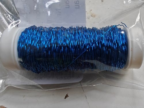[A-024834] Bouilloneffectdraad 17 Blauw 25 gram