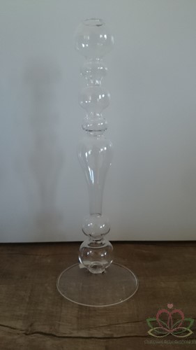[A-010832] Glas Vaas Kandelaar 30 cm 