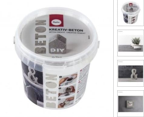 [A-010872] Creatief Beton 2,5 kilo grootverpakking