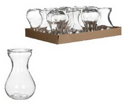 [A-022596] Glas Vaas Hyacinth Ø9,3x14 cm per stuk 