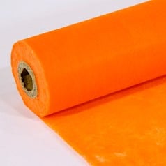 [A-003221] Colorflor short fibre stof voor bloem en cadeau 24 Orange 25 meter per rol