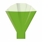 [A-015991] Bloemenhoezen Translucent Flowersleeve Lime 50 x 44 x 12 cm pak 50 stuks