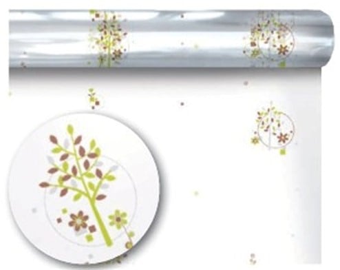 [A-024134] Cellofaanfolie Bloemenfolie Inpakfolie Elynn Groen 35 micron 60 cm x 120 meter