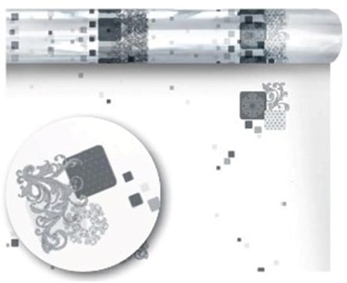 [A-024138] Cellofaanfolie Bloemenfolie Inpakfolie Helena Grey 35 micron 60 cm x 120 meter