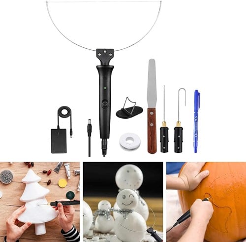 [A-025062] Styropor snijder set 9-delig UK stekker inbegrepen