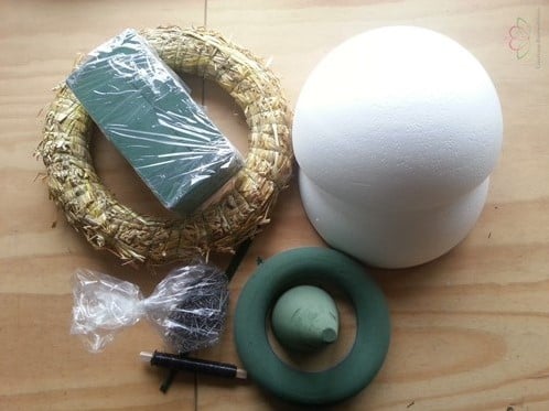 [A-025046] Kerstpakket startpakket hobby en bloemschikken basis 25