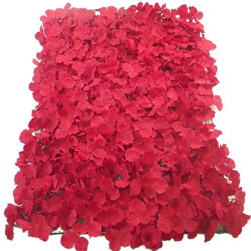 [A-015416] Flowerwall 40x60 cm Rood Kant en Klaar