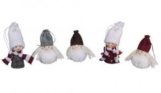 [A-016677] Vilt meisjes 6-8 cm set van 5 stuks