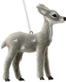 [A-027125] Hertjes Rendiertje Grijs staand 7 cm per stuk