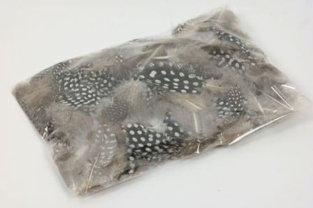 [A-003326] Hoenderveertjes gespikkeld pakje 5 gram