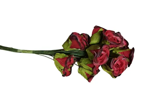 [A-002674] Zijden Roosjes Rood 20 stuks