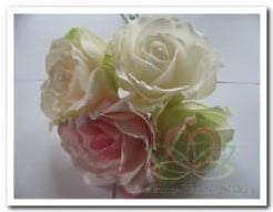 [A-007580] Foamroos Sophie Groen 14 cm Doos 12 stuks