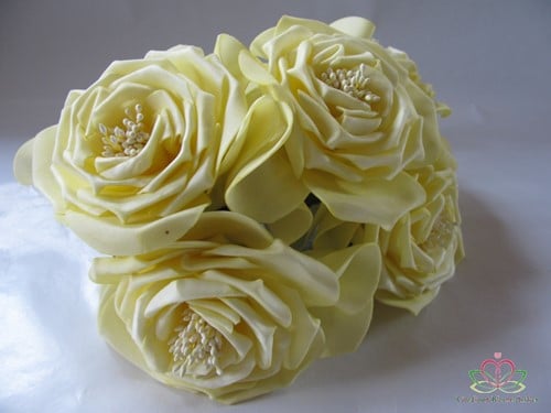 [A-008786] Wild Rose Zachtgeel Foamroos Bundel 10 cm