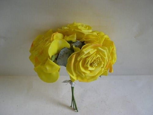 [A-009408] Wild Rose Geel Foamroos Bundel 10 cm